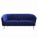 Eivor 78" Sofa, Blue Velvet Acme