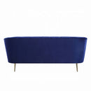 Eivor 78" Sofa, Blue Velvet Acme