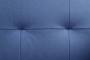 Nafisa Adjustable 81" Sofa & Ottoman, Blue Fabric Acme