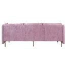 Metis 91" Sofa, Wisteria Top Grain Leather Acme