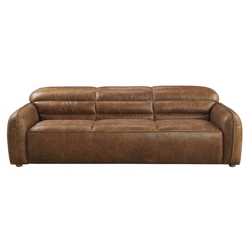 Rafer 95" Sofa, Cocoa Top Grain Leather Acme