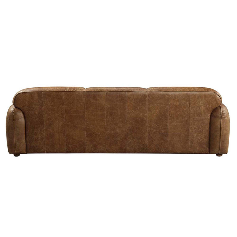 Rafer 95" Sofa, Cocoa Top Grain Leather Acme