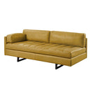 Radia 74" Sofa w/Pillow, Turmeric Top Grain Leather Acme