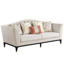 Tayden 88" Sofa w/5 Pillows, Beige Velvet Acme