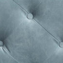 Zerah 164" Sectional Sofa w/7 Pillows, Dusty Blue Fabric Acme