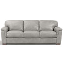 Cornelia 91" Sofa, Pearl Gray Leather Acme