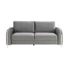Wenona 79" Sofa, Gray Velvet Acme