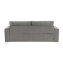 Wenona 79" Sofa, Gray Velvet Acme