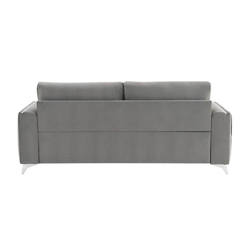 Wenona 79" Sofa, Gray Velvet Acme