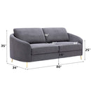 Yuina 80" Sofa, Gray Linen Acme