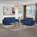 Wenona 79" Sofa, Blue Velvet Acme