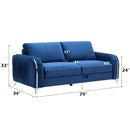 Wenona 79" Sofa, Blue Velvet Acme