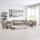 Nayeli 86" Sofa, Brown Linen Acme