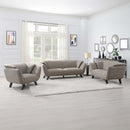 Nayeli 86" Sofa, Brown Linen Acme