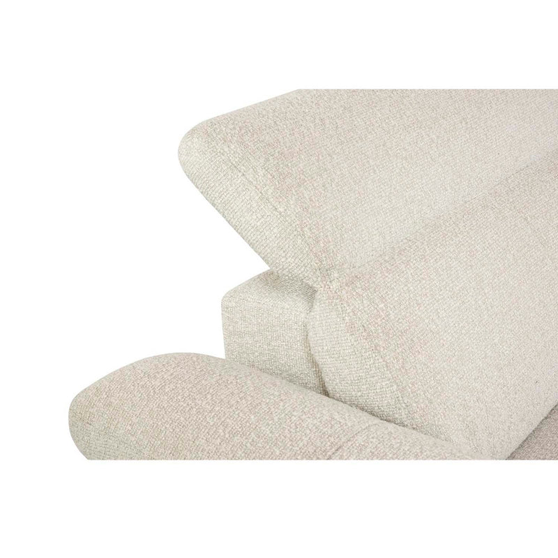 Dayana Power Motion 135" Sectional Sofa, Beige Boucle Acme