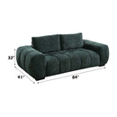 Ferrand 85" Sofa, Green Linen Acme
