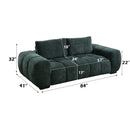 Ferrand 85" Sofa, Green Linen Acme