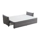 Irina 87.8" Sleeper Sofa, Gray Fabric Acme