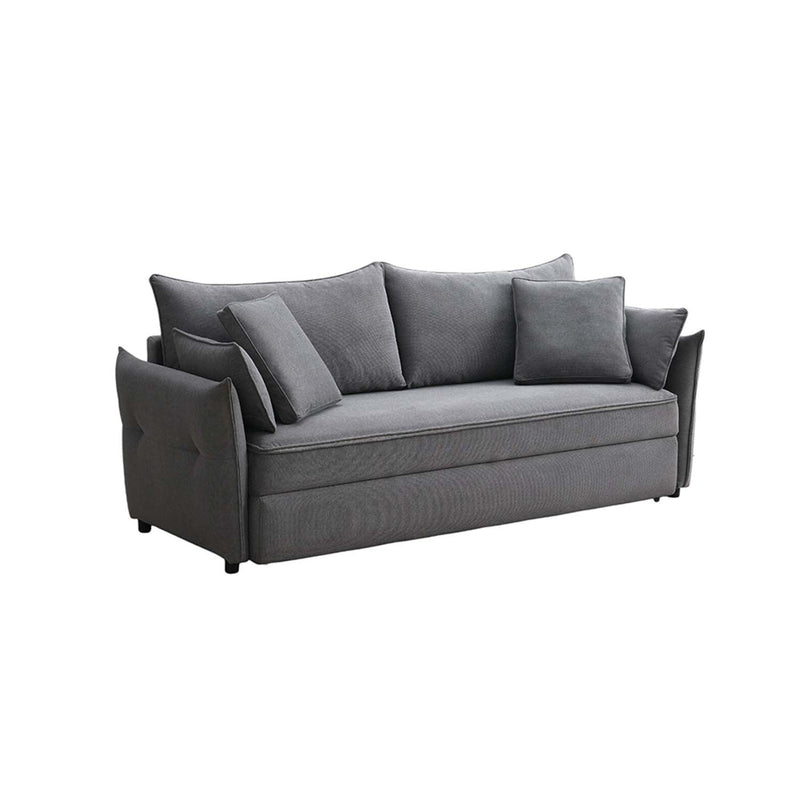 Irina 87.8" Sleeper Sofa, Gray Fabric Acme