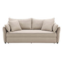 Irina 87.8" Sleeper Sofa, Beige Fabric Acme