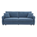Haran 92" Sleeper Sofa, Blue Fabric Acme
