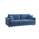 Haran 92" Sleeper Sofa, Blue Fabric Acme