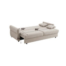 Haran 92" Sleeper Sofa, Beige Fabric Acme