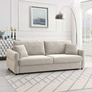 Haran 92" Sleeper Sofa, Beige Fabric Acme