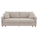 Haran 92" Sleeper Sofa, Beige Fabric Acme