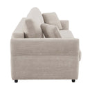 Haran 92" Sleeper Sofa, Beige Fabric Acme