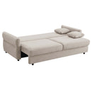 Haran 92" Sleeper Sofa, Beige Fabric Acme