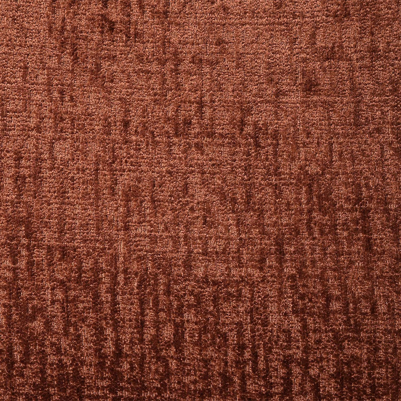 Aceso 136" Sectional Sofa w/4 Pillows, Rust Brown Chenille Acme