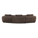 Bash 145" Sofa w/7 Pillows, Macca Anthology Boucle Acme