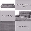 Cadenza 114" Sofa, Gray Corduroy Acme
