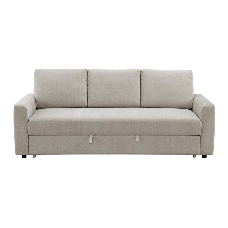 Leira 89" Sleeper Sofa, Beige Linen Acme