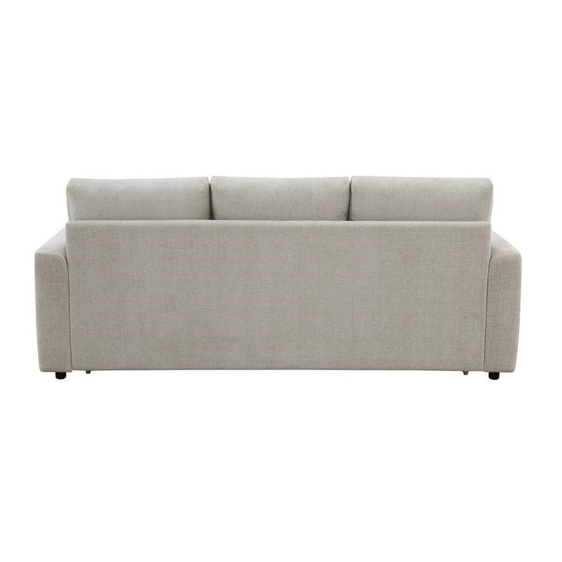 Leira 89" Sleeper Sofa, Beige Linen Acme