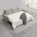 Leira 89" Sleeper Sofa, Beige Linen Acme