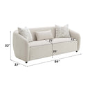 Etienne 84" Sofa w/3 Pillows, Beige Linen Acme