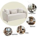 Etienne 84" Sofa w/3 Pillows, Beige Linen Acme