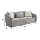 Etienne 84" Sofa w/3 Pillows, Gray Linen Acme