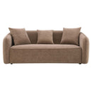 Keith 79" Sofa w/3 Pillows, Brown Chenille Acme