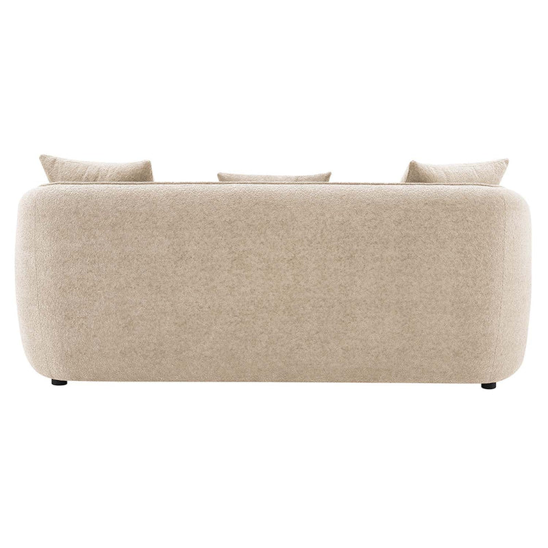Keith 79" Sofa w/3 Pillows, Beige Chenille Acme
