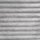 Hilde 112" Sectional Sofa w/4 Pillows, Light Gray Corduroy Acme