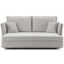 Oran 69" Sleeper Sofa, Gray Chenille Acme