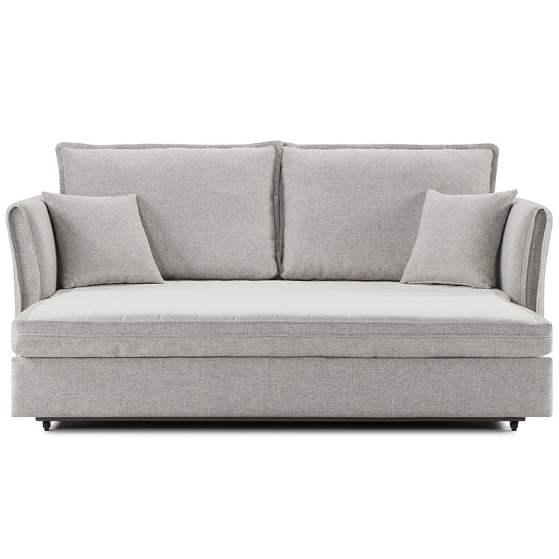 Oran 69" Sleeper Sofa, Gray Chenille Acme
