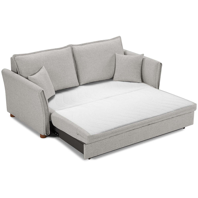 Oran 69" Sleeper Sofa, Gray Chenille Acme