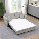 Oran 69" Sleeper Sofa, Gray Chenille Acme