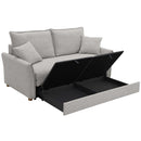 Oran 69" Sleeper Sofa, Gray Chenille Acme