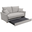 Oran 69" Sleeper Sofa, Gray Chenille Acme