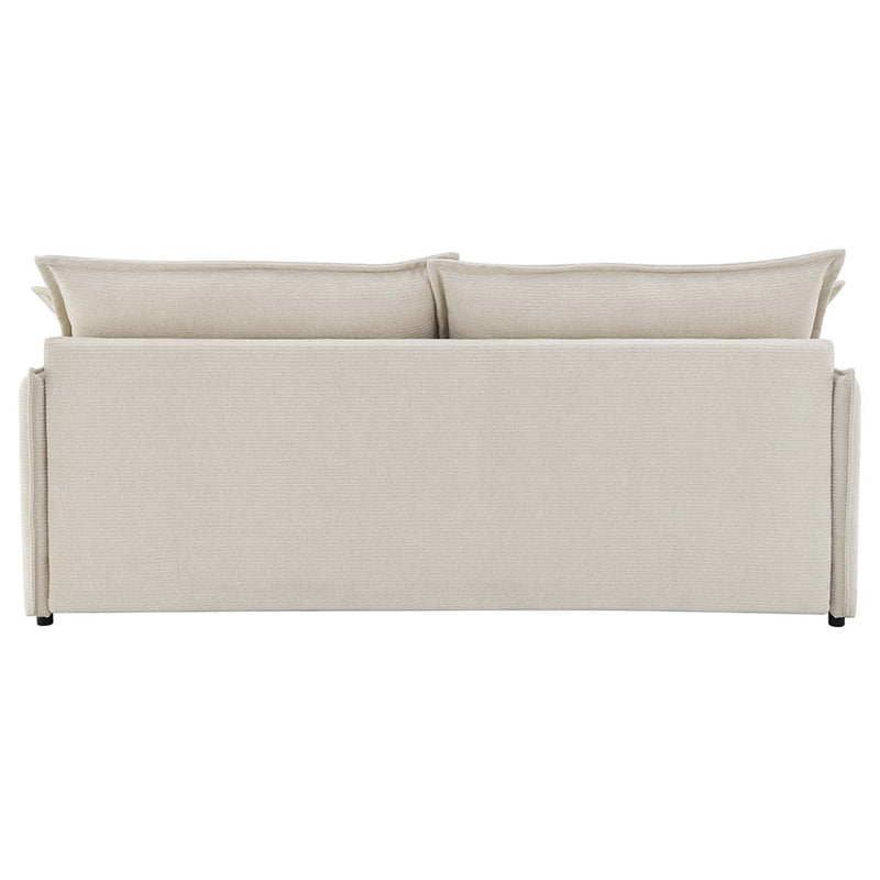 Elisea 85" Sleeper Sofa, Beige Fabirc Acme